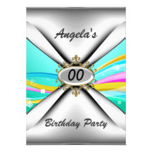 Toute invitation soixante de fête d'anniversaire