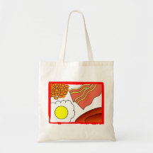 Toute la journée petit déjeuner sac en toile