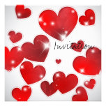Toute l'invitation de coeurs