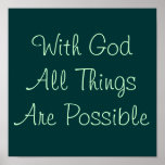 Toutes les choses sont possibles affiche