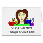 Toutes mes oreilles formées par HaveTriangle d'enf Carte