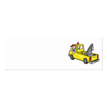 Tow Wrecker Truck Driver Thumbs Up Business Card