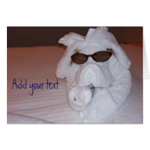 Towel Animal Card