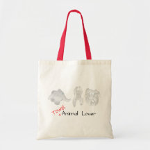 Towel Animal Lover Canvas Bag