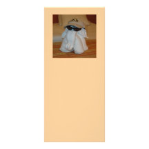 Towel Elephant with Sunglasses Rack Cards