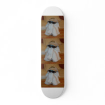 Towel Elephant with Sunglasses Skate Board