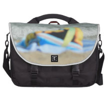 Towel on The Beach Laptop Computer Bag
