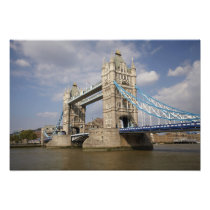 Tower Bridge and River Thames, London,
