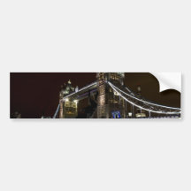 Tower Bridge And The Girl and Dolphin Statue Bumper Stickers
