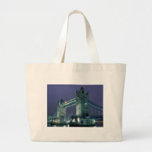 Tower Bridge at night, London, England Bag