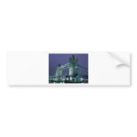 Tower Bridge at night, London, England bumper stickers