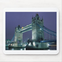 Tower Bridge at night, London, England Mouse Pad