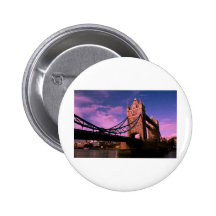 tower bridge Colourful Image Pinback Buttons
