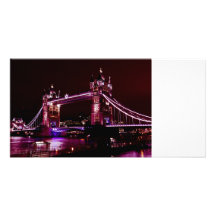 Tower Bridge Customized Photo Card