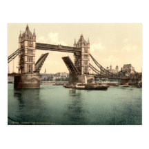Tower Bridge I, London, England Postcard
