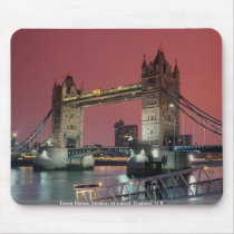 Tower Bridge, London at sunset, England, U.K. Mousepads