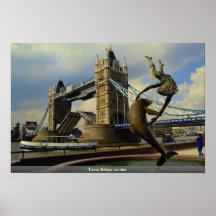 Tower Bridge, London Posters