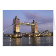 Tower Bridge of London Notecard