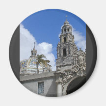 Tower Domes Clouds Sky Refrigerator Magnets