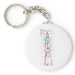 Tower Drawing Key Chains