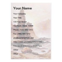 Tower Falls at Yellowstone - 1876 Business Card Templates