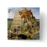 Tower of Babel - Peter Bruegel buttons