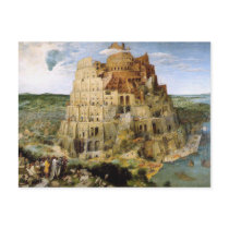 Tower of Babel - Peter Bruegel Post Card