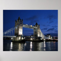 Tower of London Bridge Poster