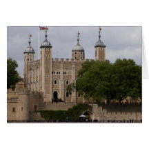 Tower Of London England Seen From Across The River Cards