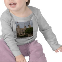 Tower Of London England Seen From Across The River Tee Shirts