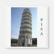 "Tower of Pisa, Italy" fridge magnet