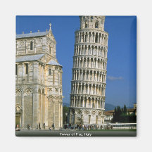 Tower of Pisa, Italy Magnets