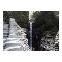Towering Waterfall Watkins Glen Business Card Templates
