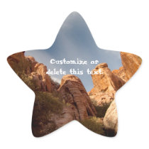 Towers of Red Rock; Customizable Star Stickers