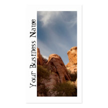 Towers of Red Rock; Promotional Business Card