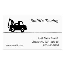Towing Business Card