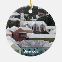 Town #2, Bermuda Christmas Tree Ornaments