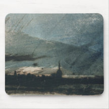 Town at Dusk Mouse Pad