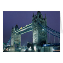 Town Bridge, London, England Greeting Card