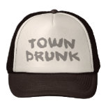 Town Drunk trucker cap Hats