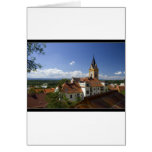 Town Of Hluboka Under The Castle Card