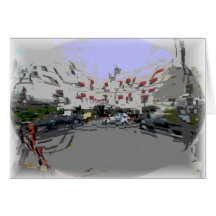 Town scene cards