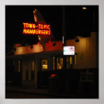Town Topic Hamburgers Poster posters