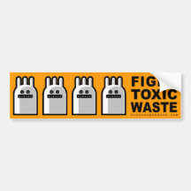 Toxic Bunny bumper sticker