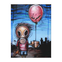 "Toxic Kid" Canvas print by Basic Lee