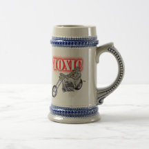 Toxic Robot Biker Mugs