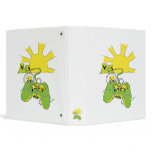 toxic video game pad controller 3 ring binders