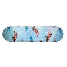 Toy Airplanes Custom Skate Board