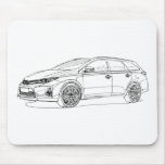 Toy Auris Sportback 2013 mousepads