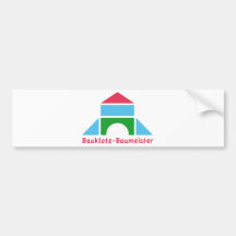 toy block engineer auto aufkleber